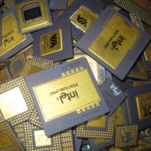 intel pentium pro ceramic cpu processor scrap